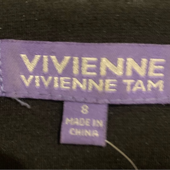 Vivienne Tam Black “Dylan” Blazer Jacket with Lapels Gold Buttons Women’s Size 8 - Picture 7 of 9